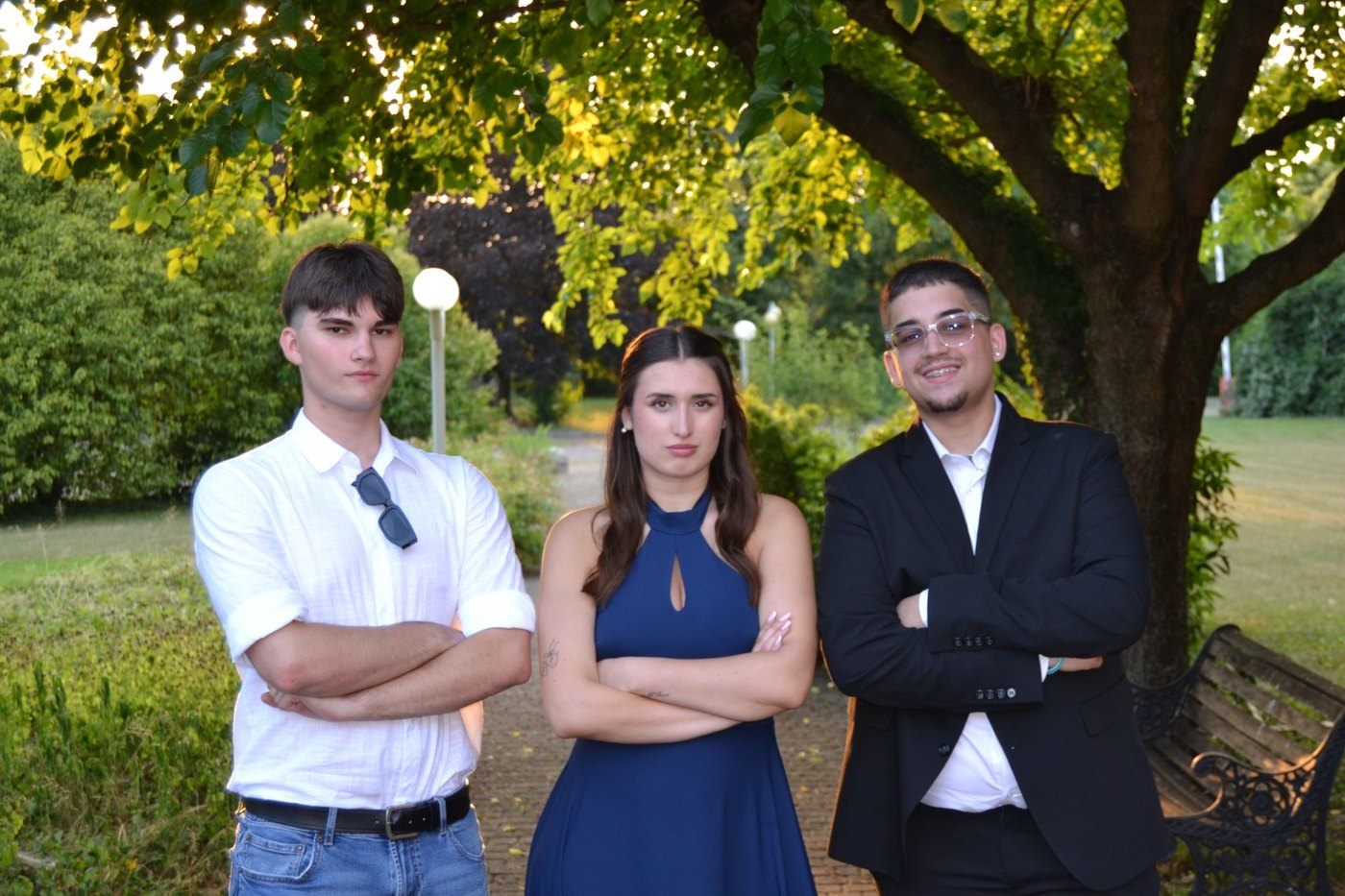 Andrea, Greta e Angelo, i tre soci di Elivo Studio, a Castelfranco Veneto